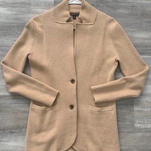 J Crew Mercantile Camel Sweater Blazer XS